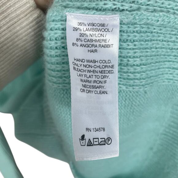 Vineyard Vines Cashmere Angora Blend Crewneck Sweater Preppy Classic Sz Medium - Picture 14 of 14